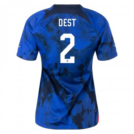 SAD DEST 2 Ženska Gostujući Nogometni Dresovi World Cup 2022 SAD DEST 2 Ženska Gostujući Nogometni Dresovi World Cup 2022